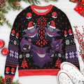 Ghost type Pokemon Christmas Ugly Christmas Sweatshirt