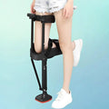 Hands-Free Knee Crutch - Adjustable Height With Padded Support