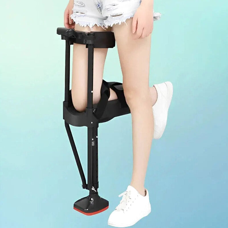 Hands-Free Knee Crutch - Adjustable Height With Padded Support