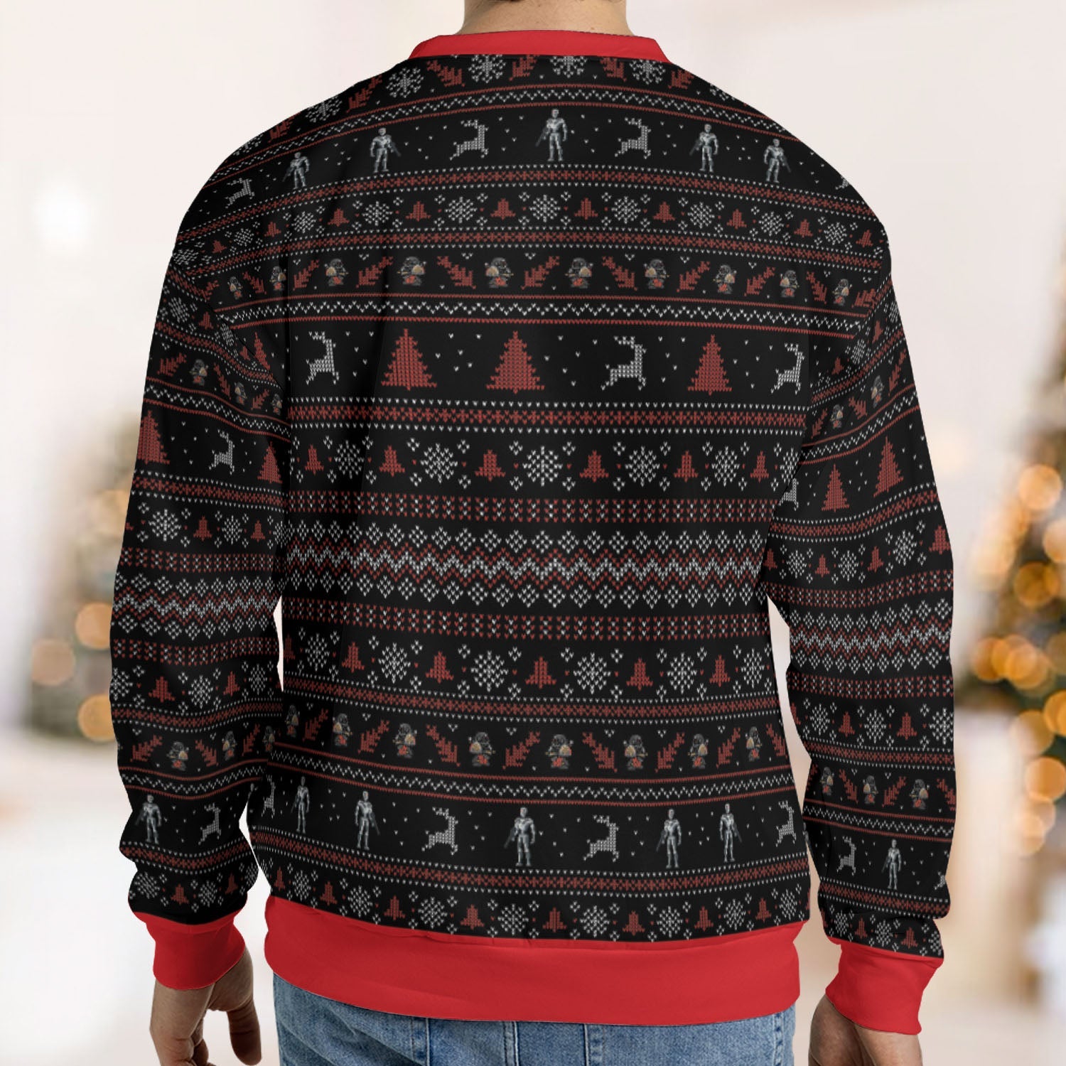 I'm Back Terminator Christmas Ugly Christmas Sweatshirt