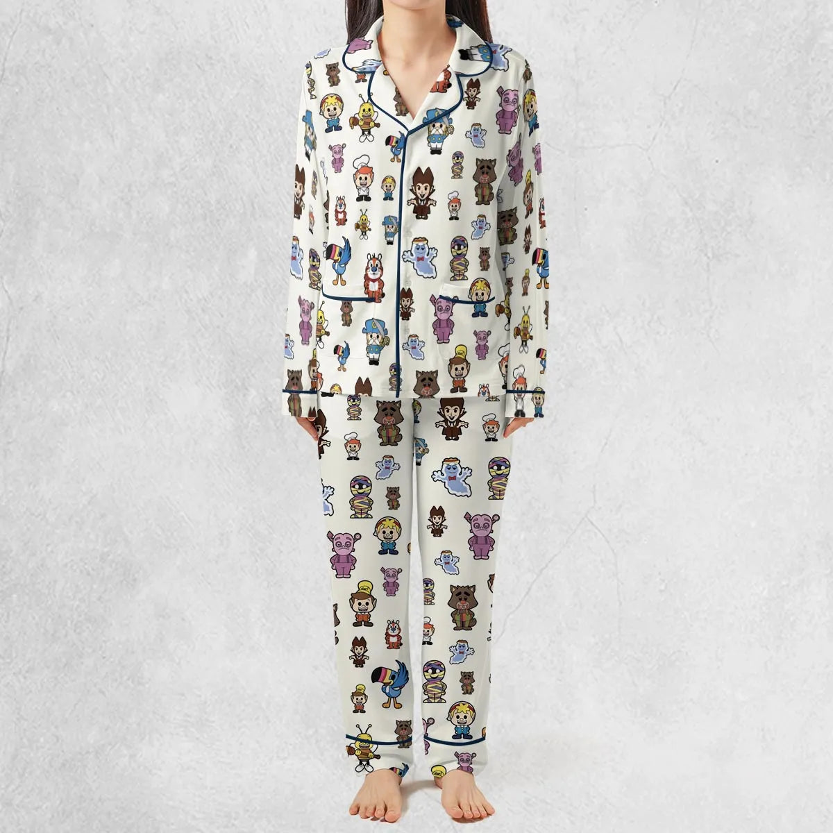Breakfast Club Cereal Mascot Pajamas Set