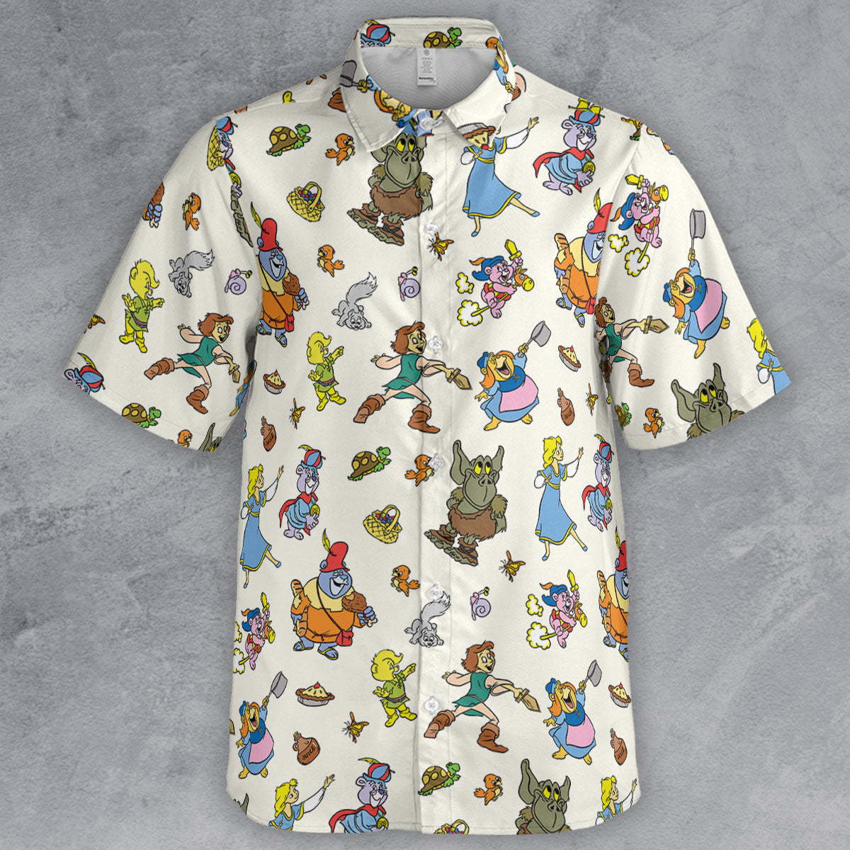 Gummi Bears Characters Button Down Shirt