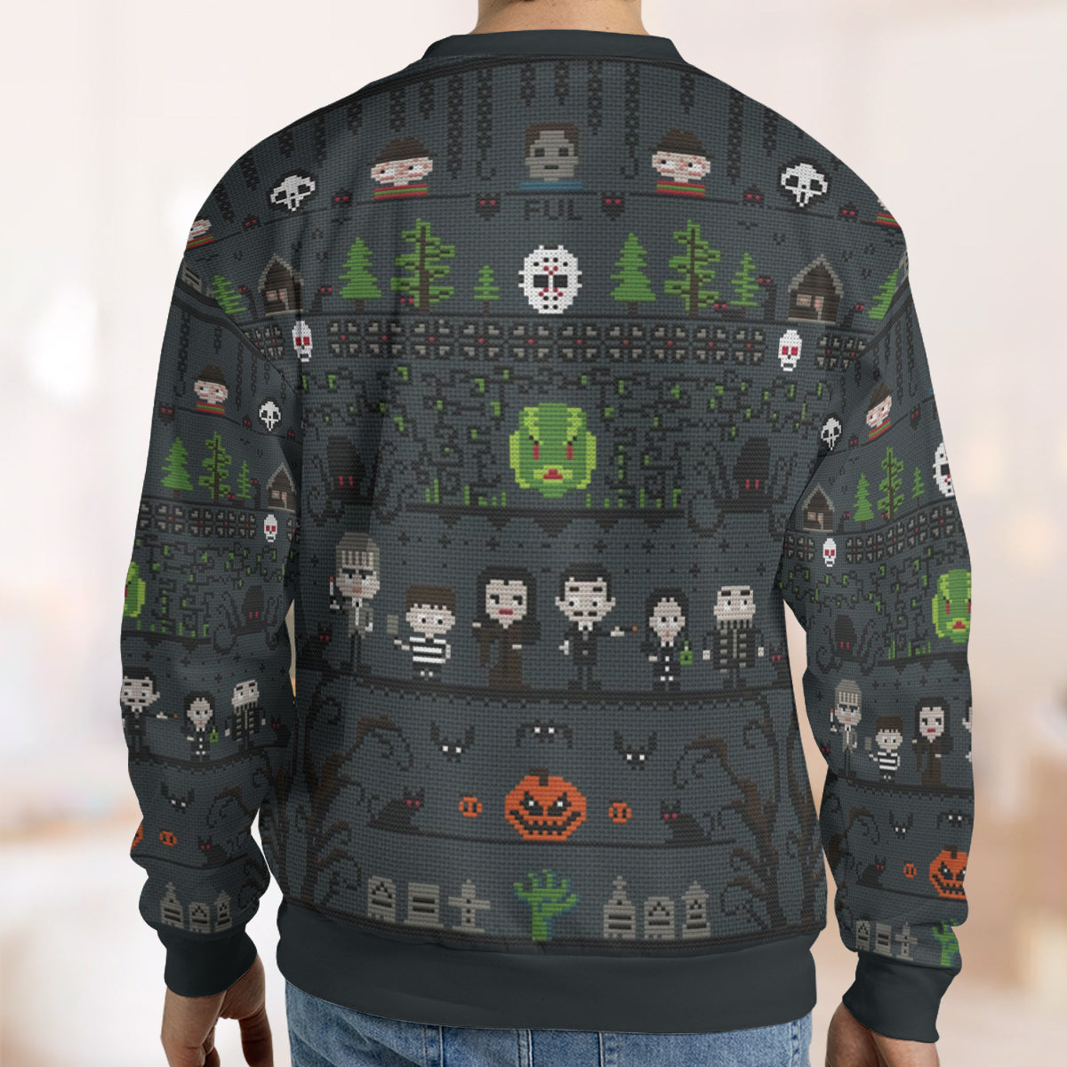 Horror Icons Ugly Christmas Sweatshirt