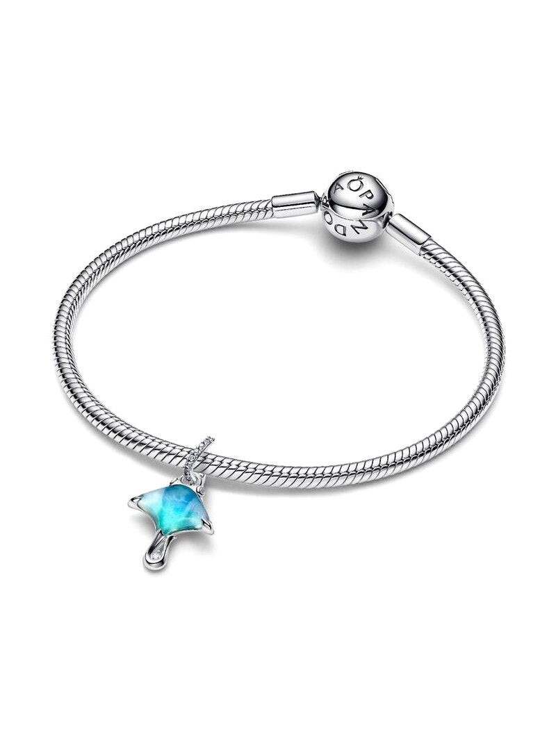 Sterling Silver Manta Ray Dangle Charm