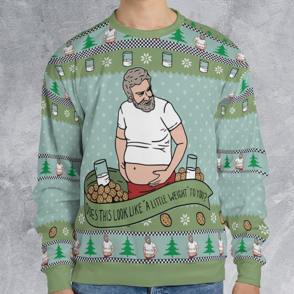 A Little Weight Ugly Christmas Sweatshirt