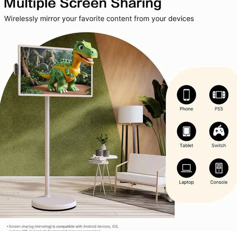Portable Android 13 Smart TV 32-Inch 1080P Touchscreen - SW3295T