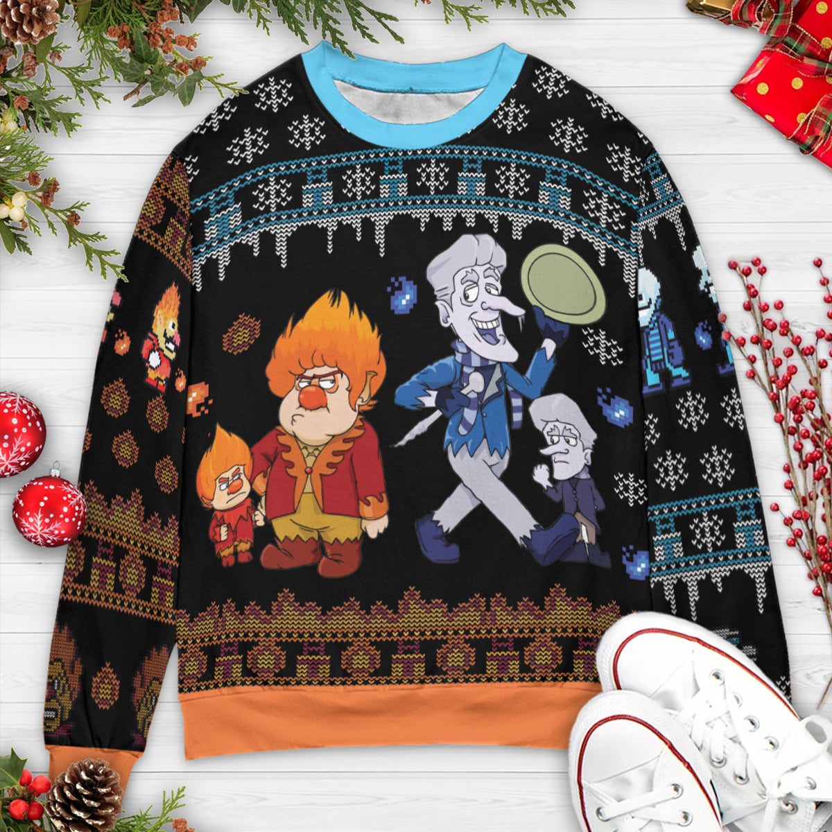Miser Brothers A Miser Brothers' Christmas Ugly Christmas Sweatshirt