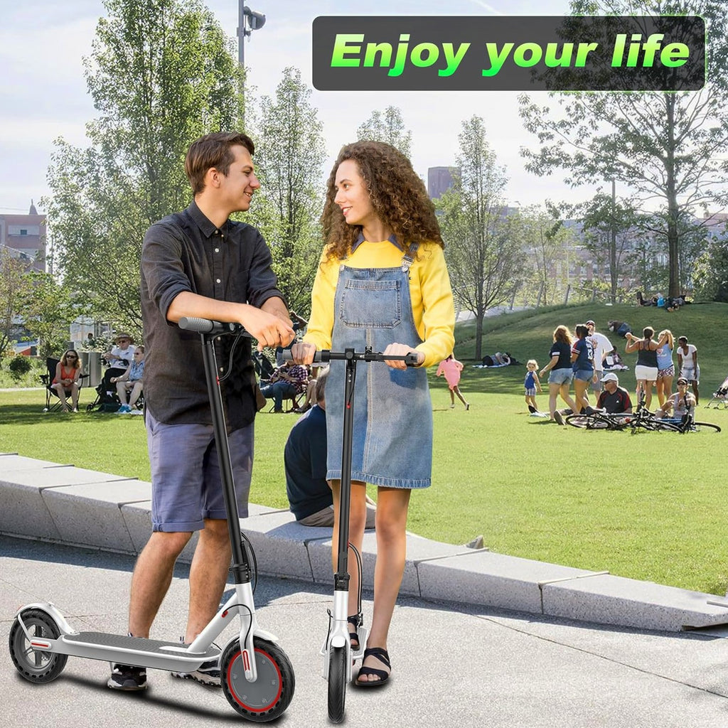 Roinside Electric Scooter, 8.5 in Solid Tires, 350W, 19 MPH, 21-23 Miles - UP12 Plus