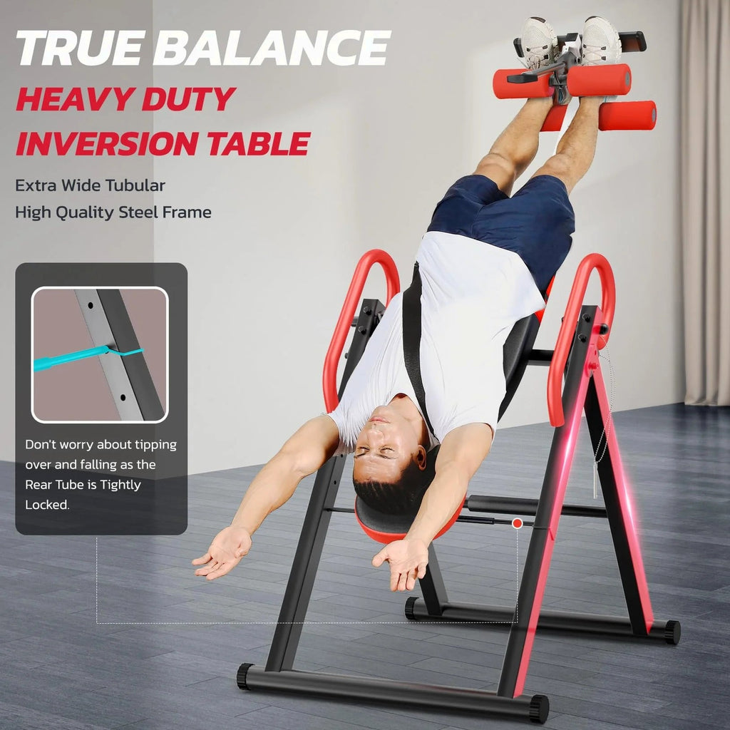 YOLEO Adjustable Inversion Table - 300-Pound Capacity