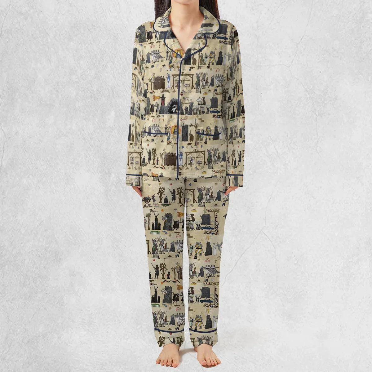 Bayeux Tapestry Monty Python Pajamas Set