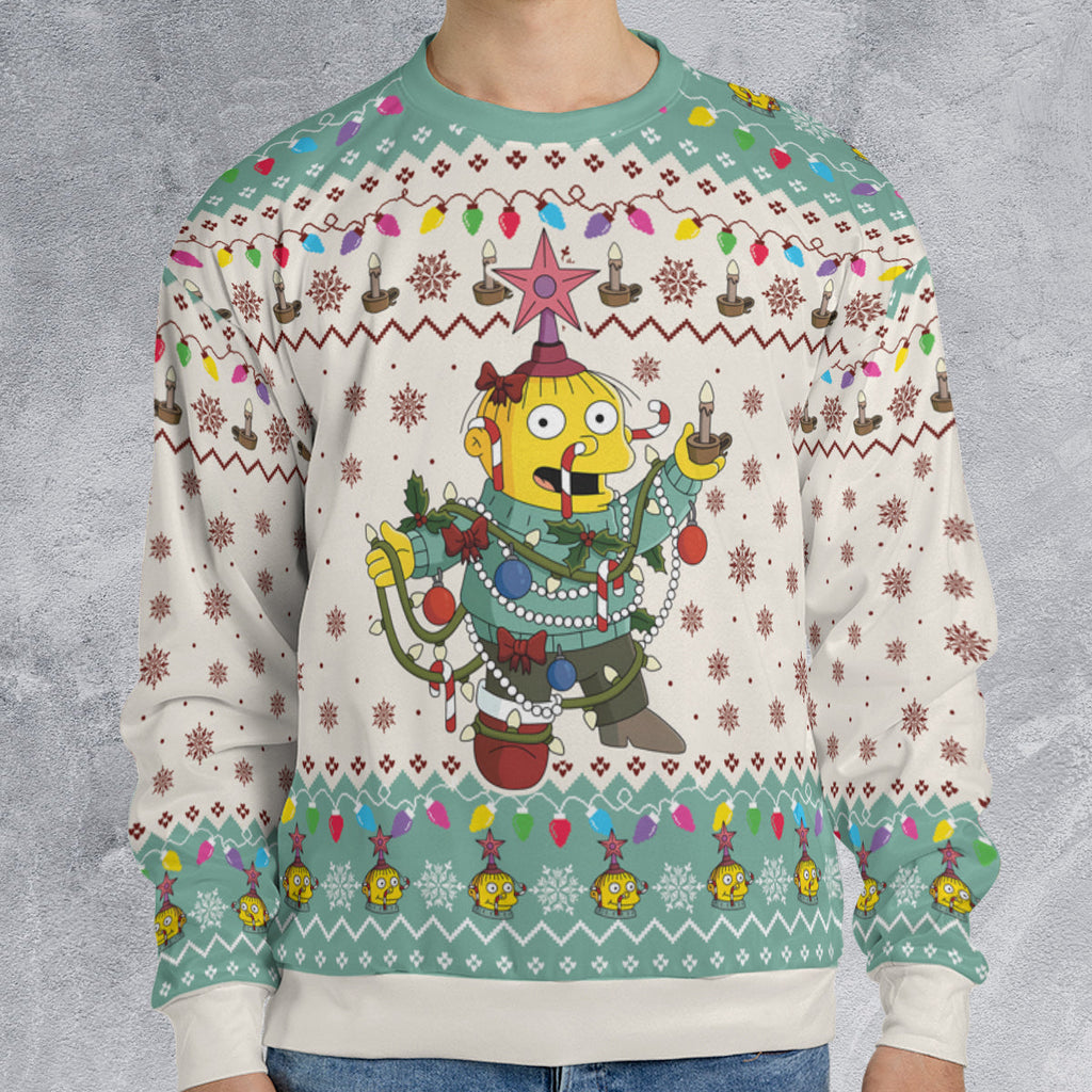 Simpson Holiday The Simpsons Ugly Christmas Sweatshirt