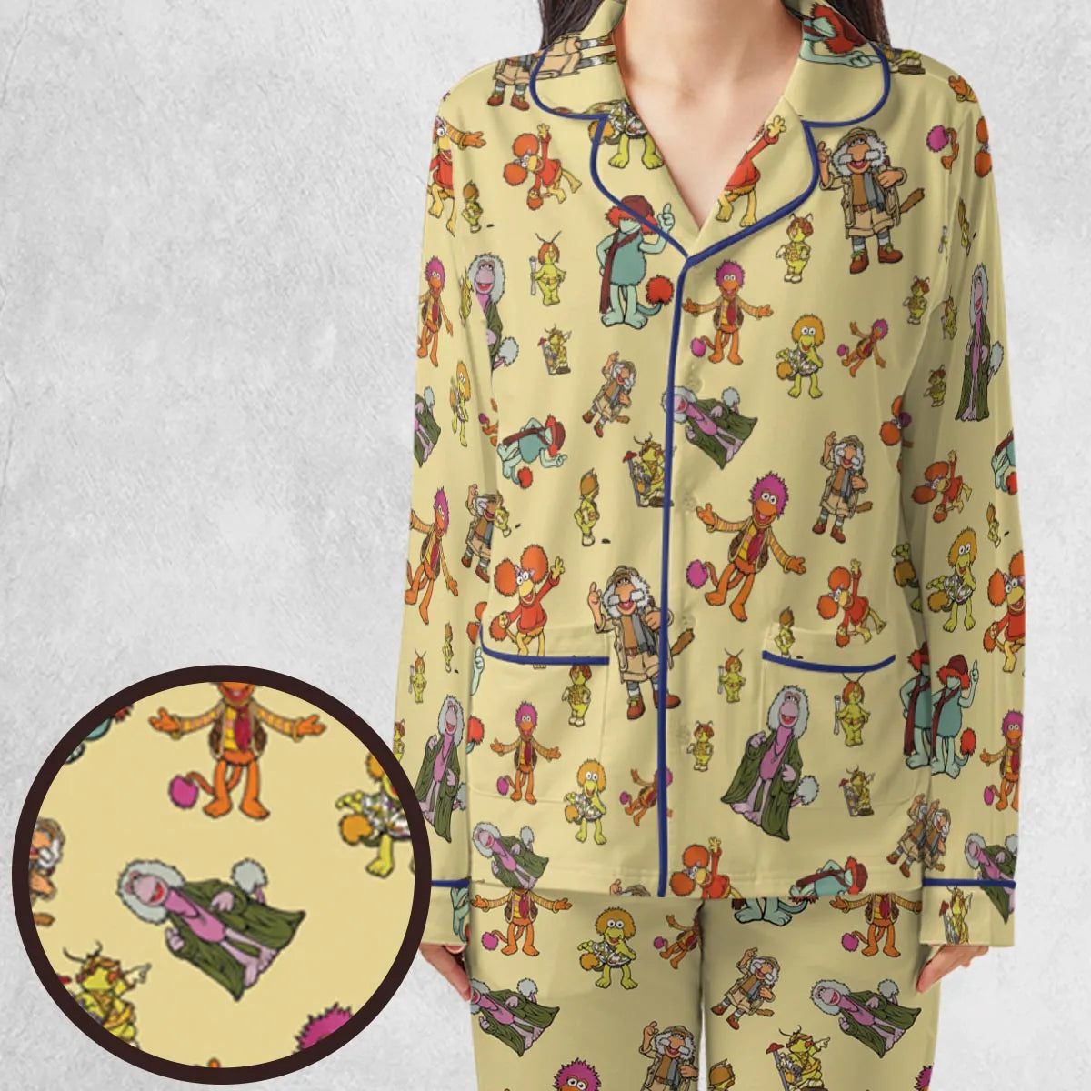 Fraggle Rock Characters Pajamas Set