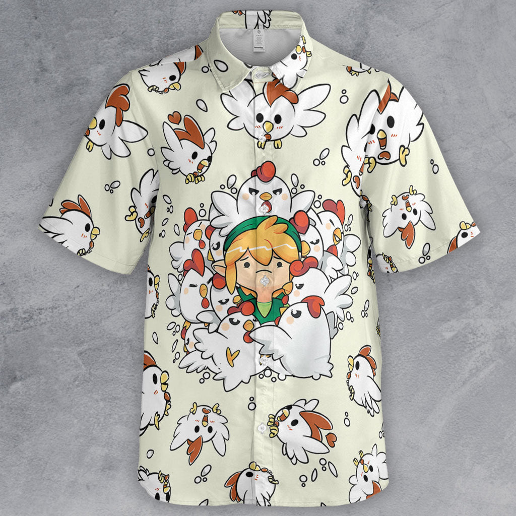 Impossible Situation The Legend of Zelda Button Down Shirt