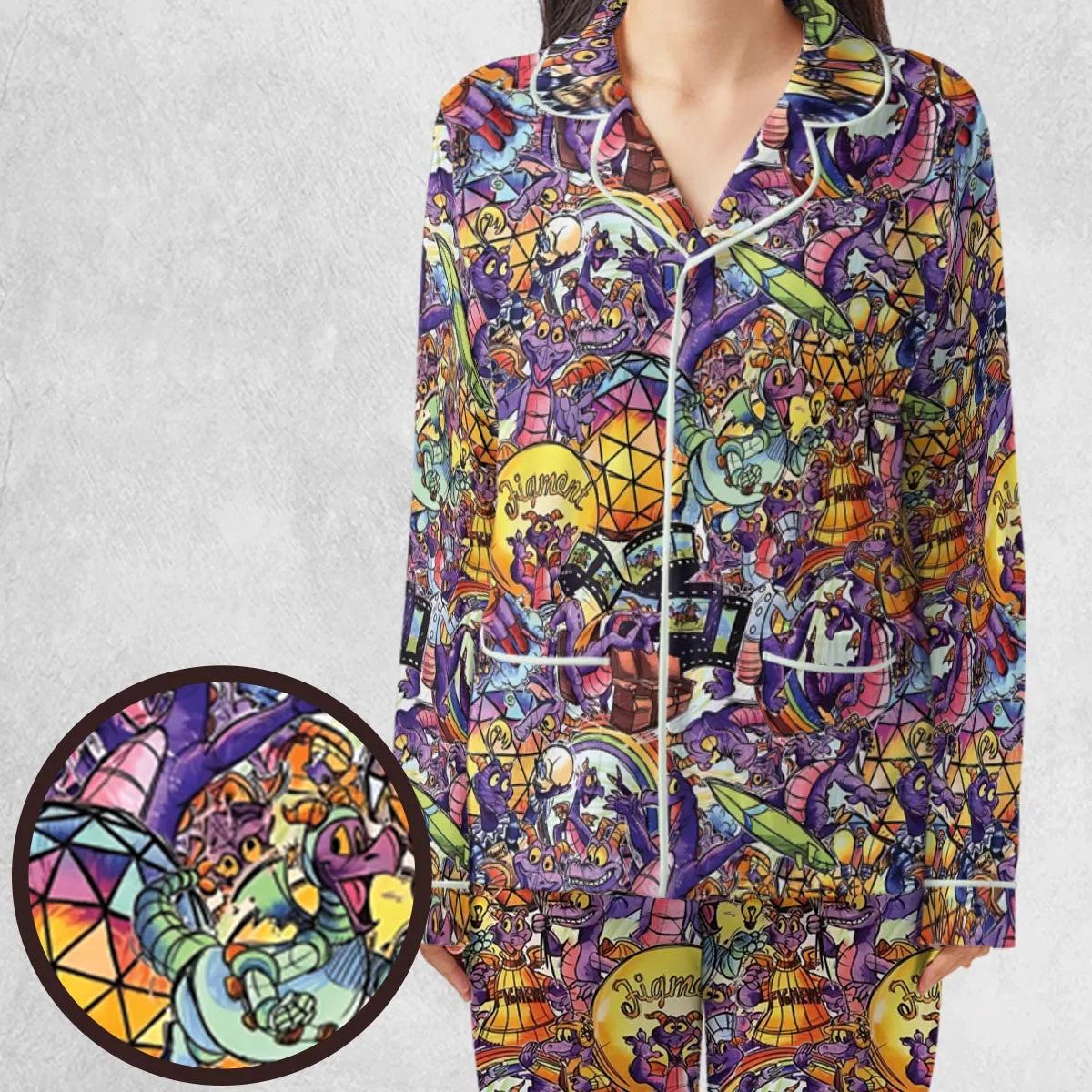The Cute Dragon Figment Pajamas Set