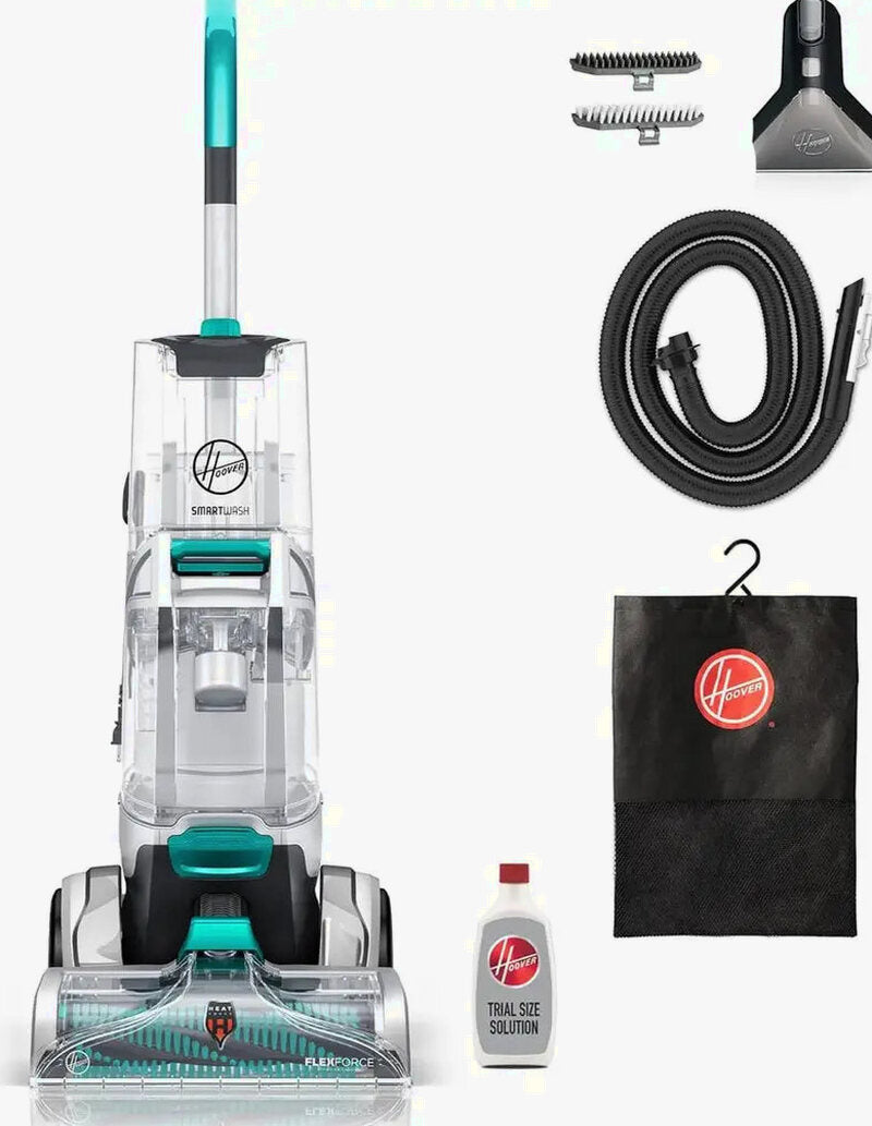 Hoover SmartWash+ Automatic Carpet Cleaner, Turquoise - FH52000