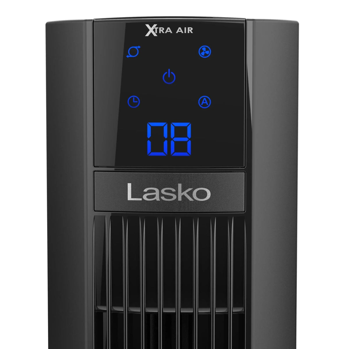 Lasko Xtra Air 48in 4-Speed Oscillating Remote Controlled Tower Fan, Black - T48336