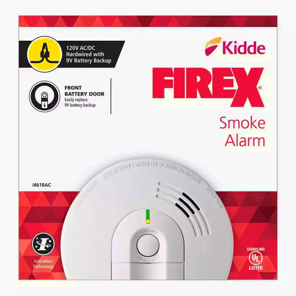 Firex Hardwired Ionization Smoke Detector 4-Pack - i4618