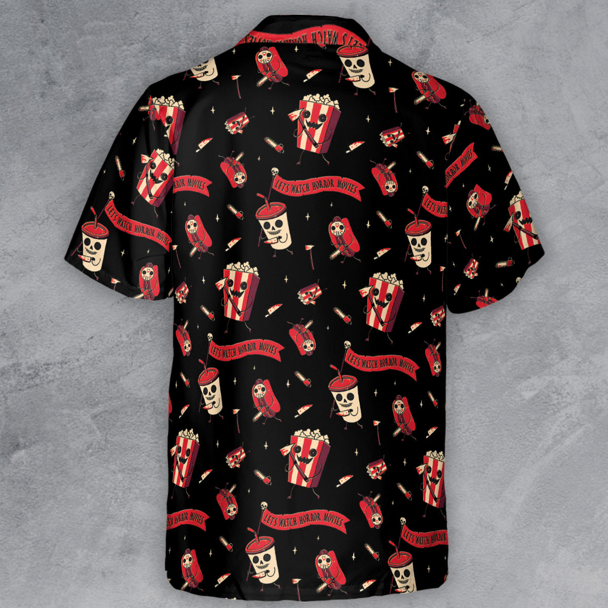Let's Watch Horror Movies Button Down Shirt