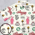 A Christmas Story Pattern Button Down Shirt