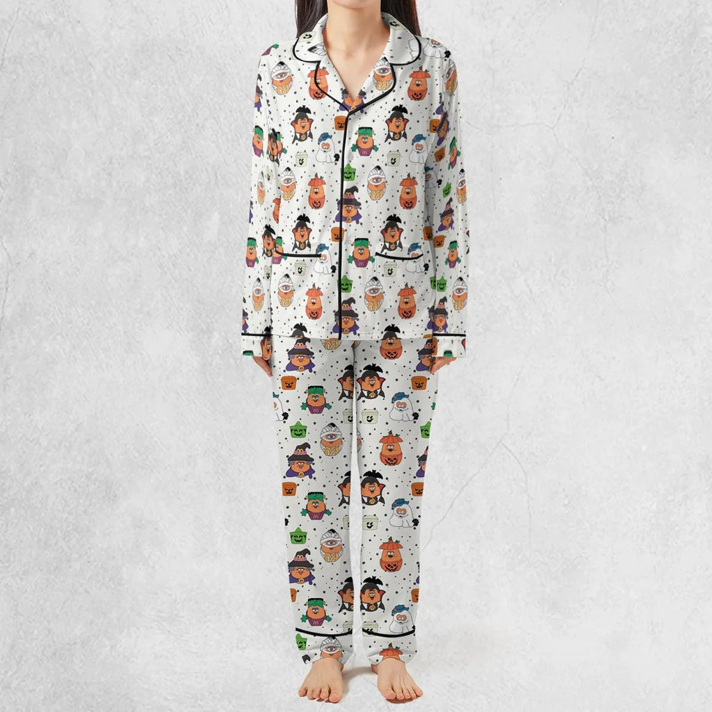 Memorable Friends McNugget Buddies Mcdonalds 1992 Pajamas Set