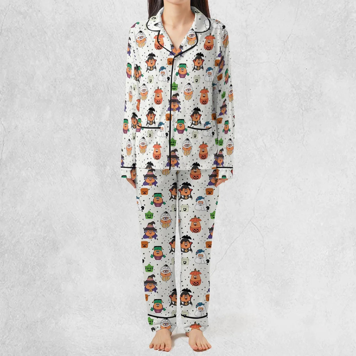 Memorable Friends McNugget Buddies Mcdonalds 1992 Pajamas Set
