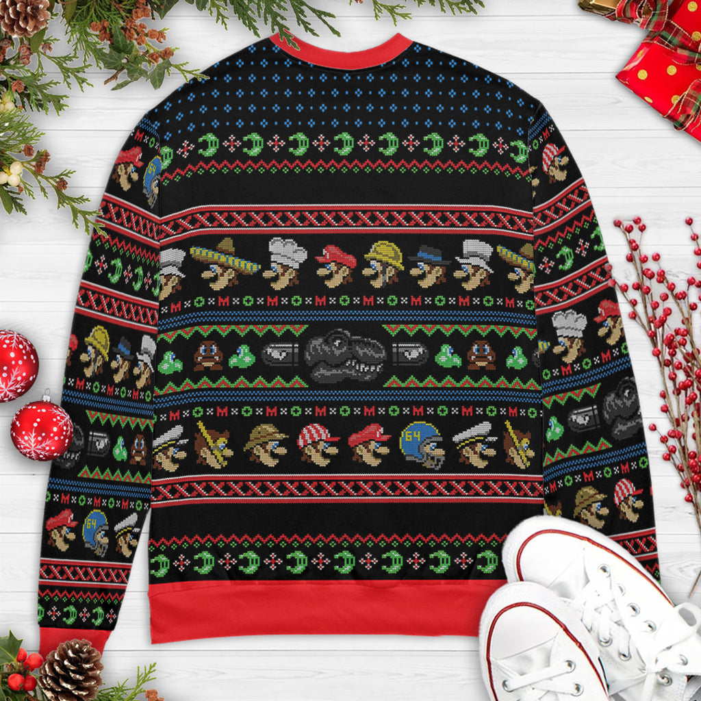 Do the Odyssey Super Mario Ugly Christmas Sweatshirt
