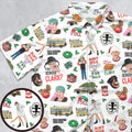 National Lampoon's Christmas Vacation Pattern Button Down Shirt
