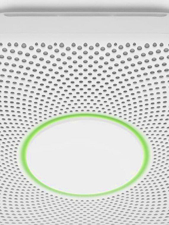 Nest Protect Battery Operated Smoke And Carbon Monoxide Detector - White