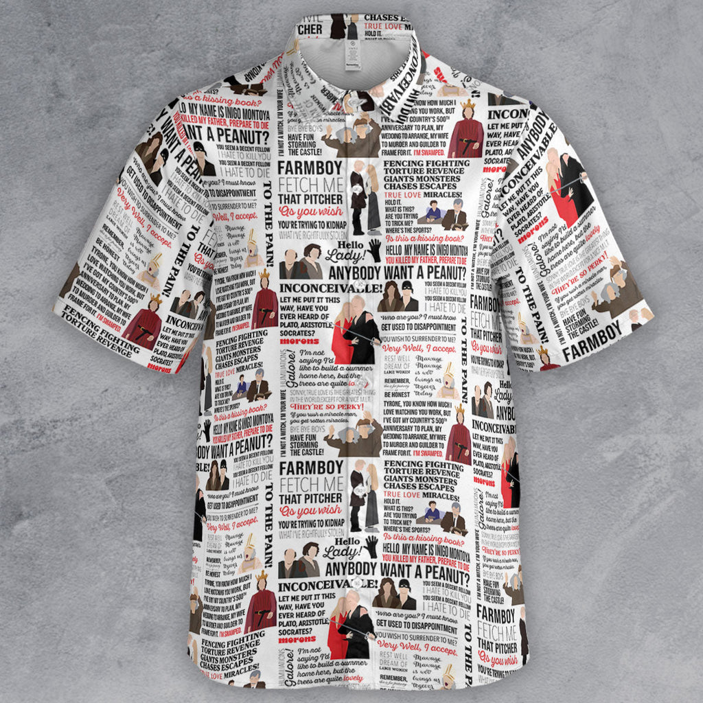 Inconceivable Quotes Button Down Shirt