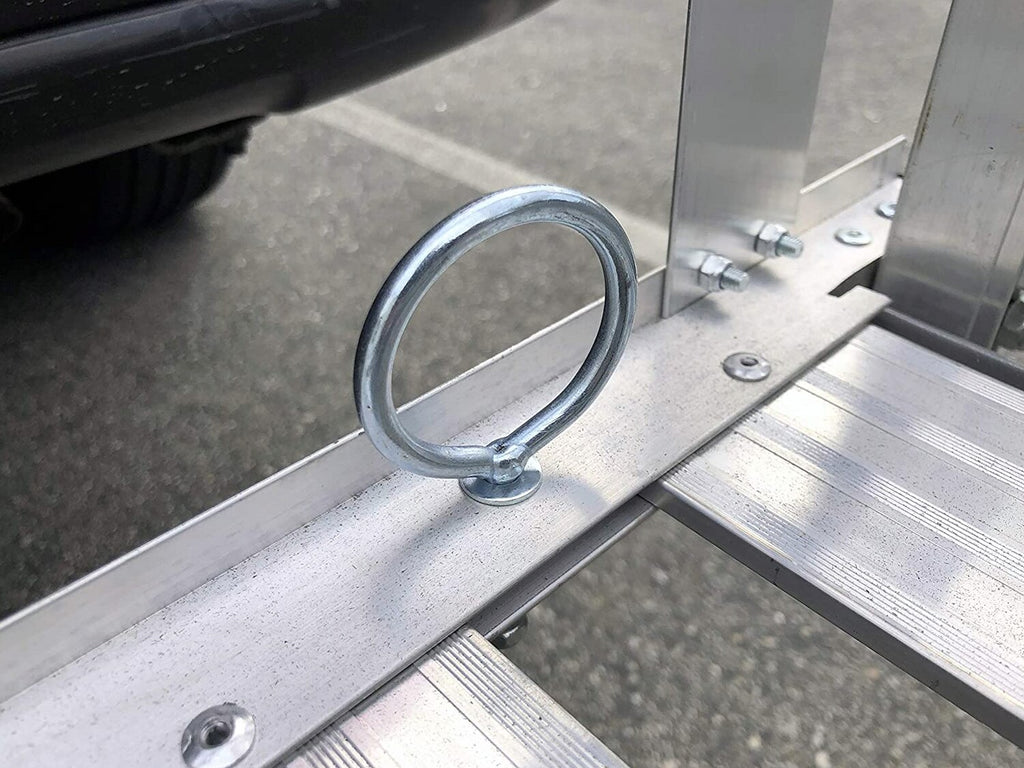 Aluminum Hitch Mount Cargo Carrier With 47 in Long Ramp, 1 Pack - 80779