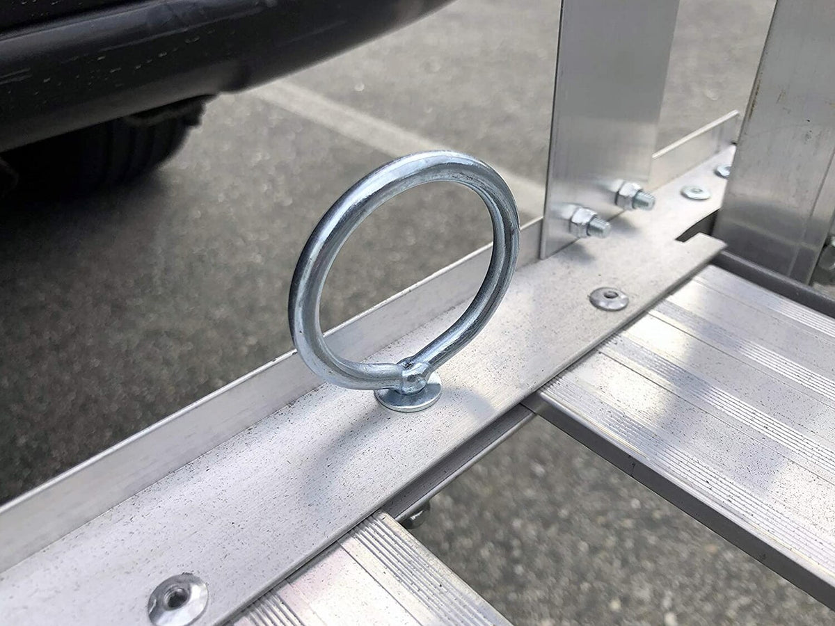 Aluminum Hitch Mount Cargo Carrier With 47 in Long Ramp, 1 Pack - 80779