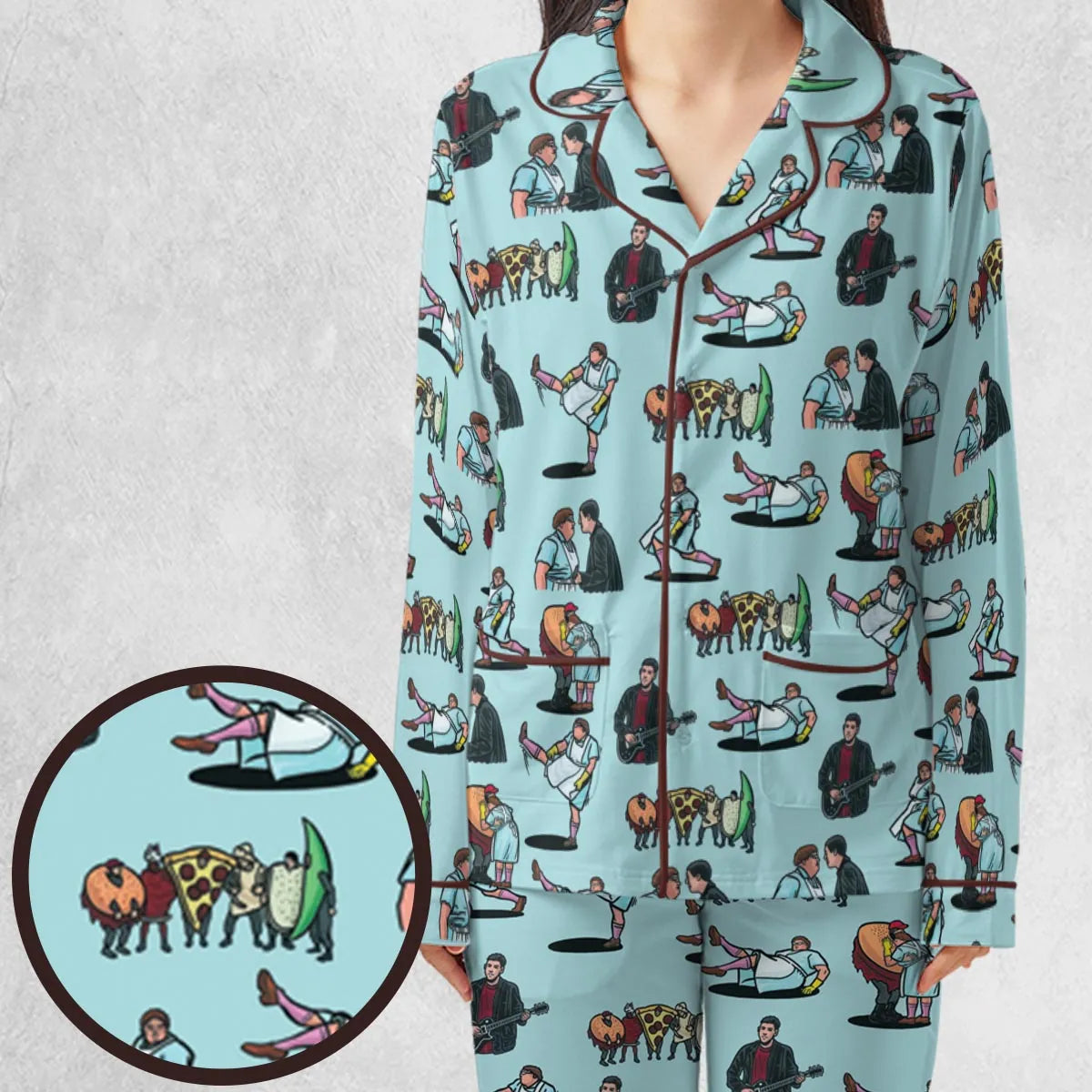 Lunch Lady Land SNL Pajamas Set