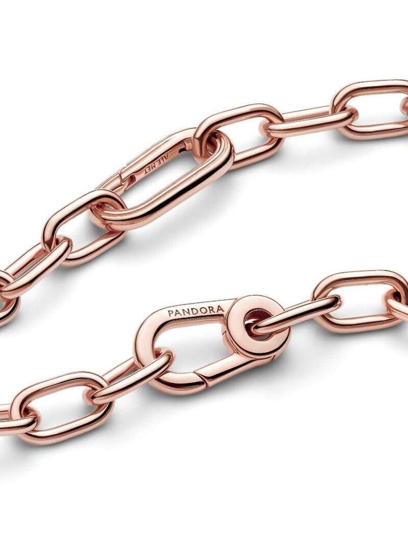 Rose Gold-Plated Small Link Chain Necklace