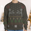 Festive Slayer Buffy the Vampire Slayer Ugly Christmas Sweatshirt