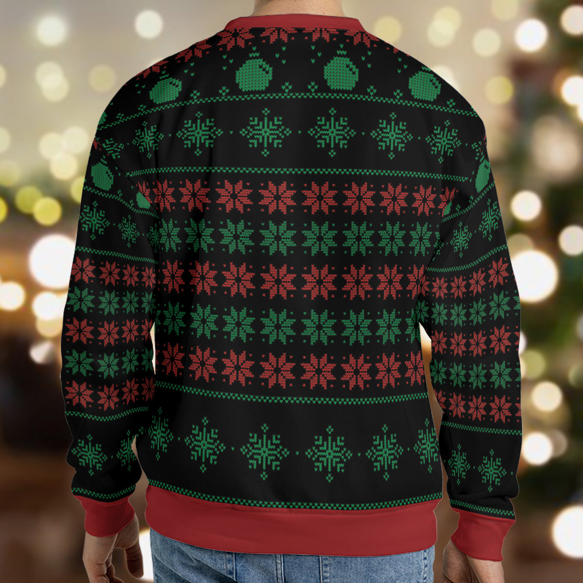 Drinking All The Way Bender Futurama Ugly Christmas Sweatshirt