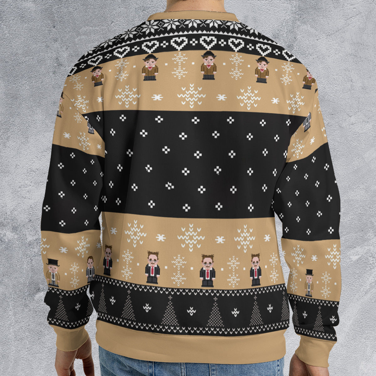 Sanity Clause The Marx Brothers Ugly Christmas Sweatshirt