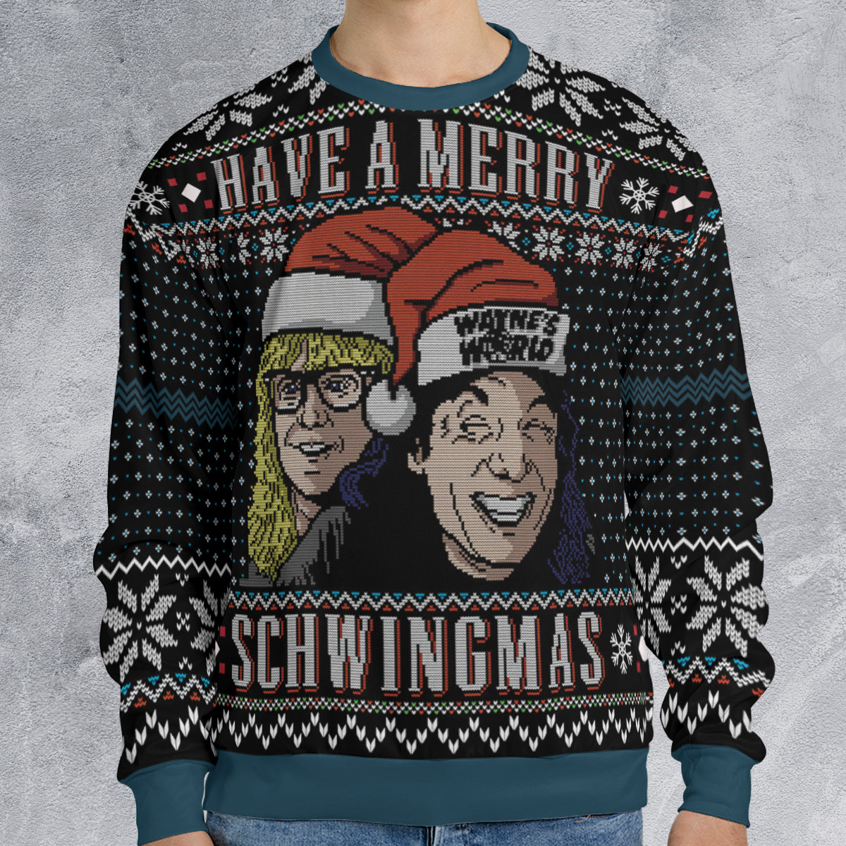 Have A Merry Schwingmas Ugly Christmas Sweatshirt