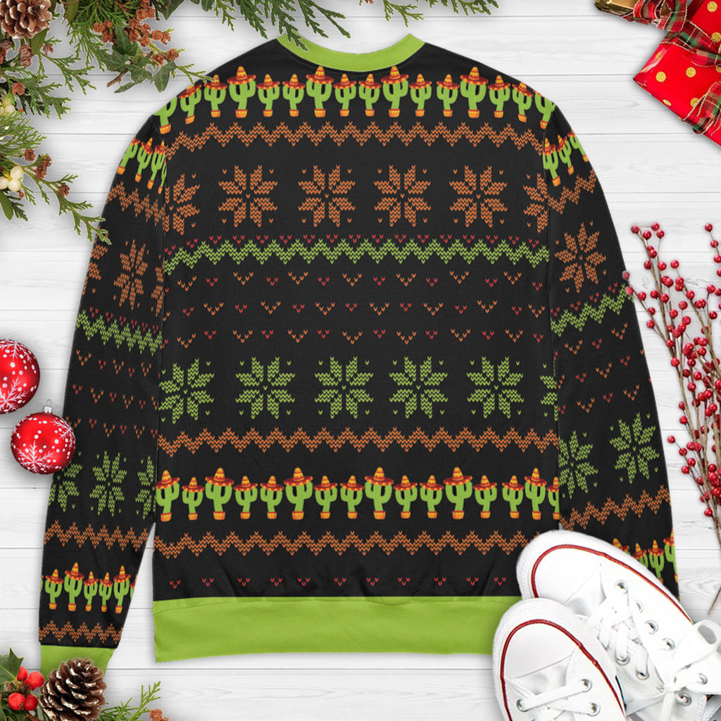Christmas Sweater Company Three Amigos Ugly Christmas Sweatshirt