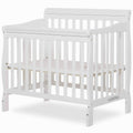 Aden 4-in-1 Convertible Mini Crib, White