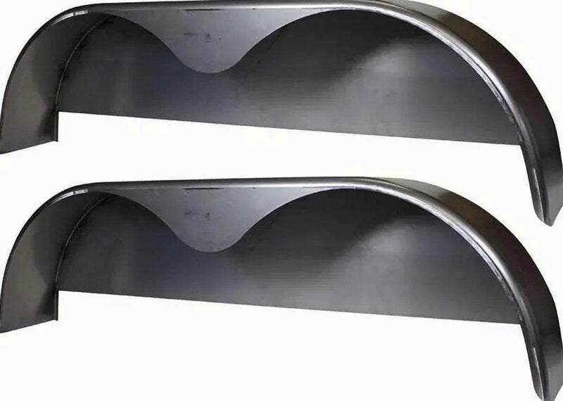 Steel Tandem-Axle Trailer Fender 72 x 10-3/4 in, 2-Pack - Welded Back Plate Design