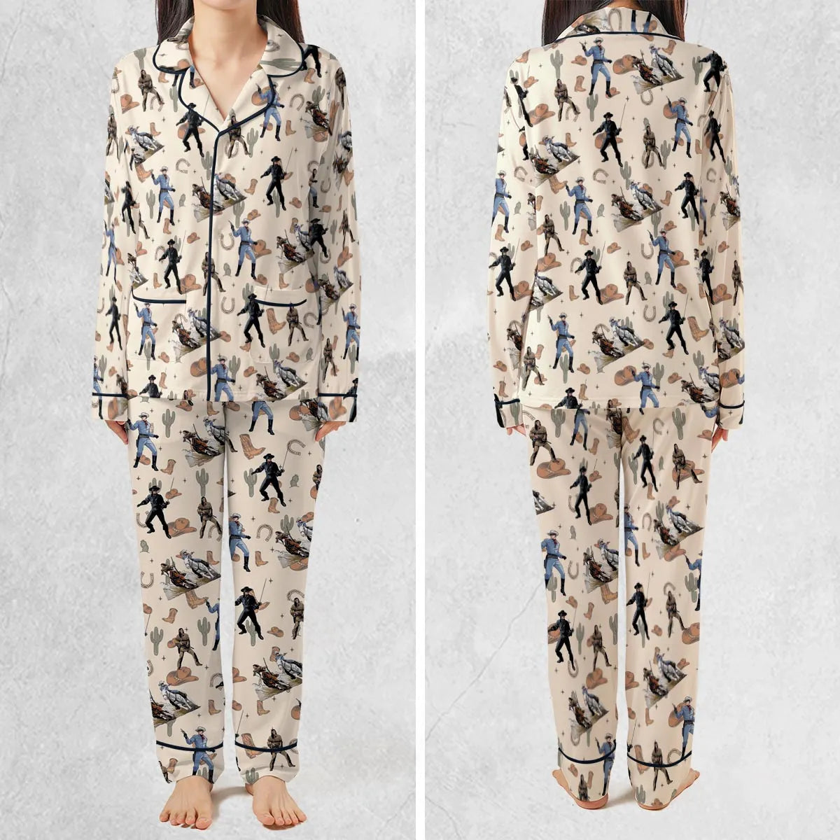 Old Western The Lone Ranger Zorro Tarzan Pajamas Set