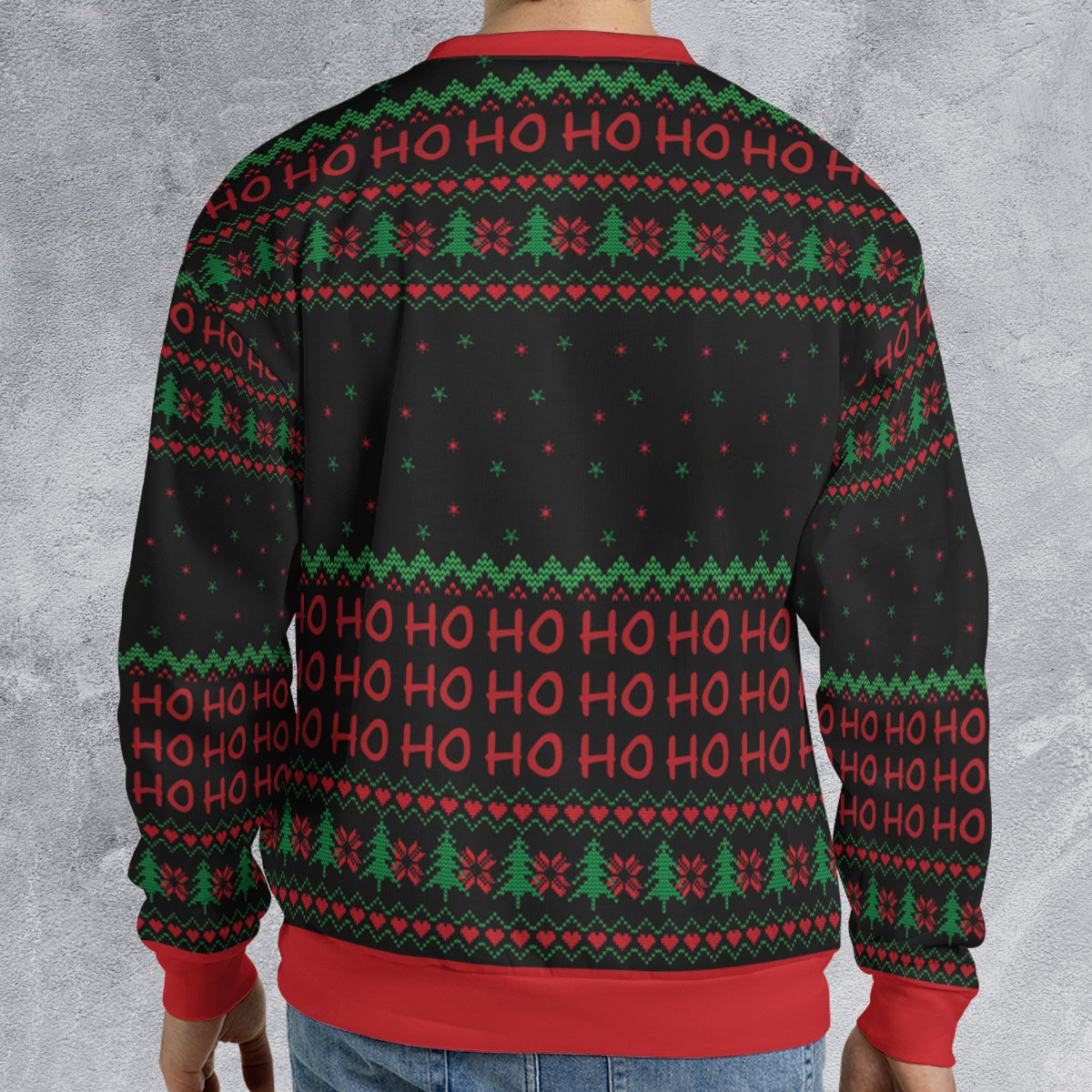 Except That Ho Love Actually Ugly Christmas Sweatshirt