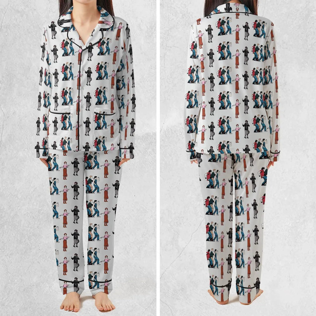 The Breakfast Club Characters Pattern Pajamas Set