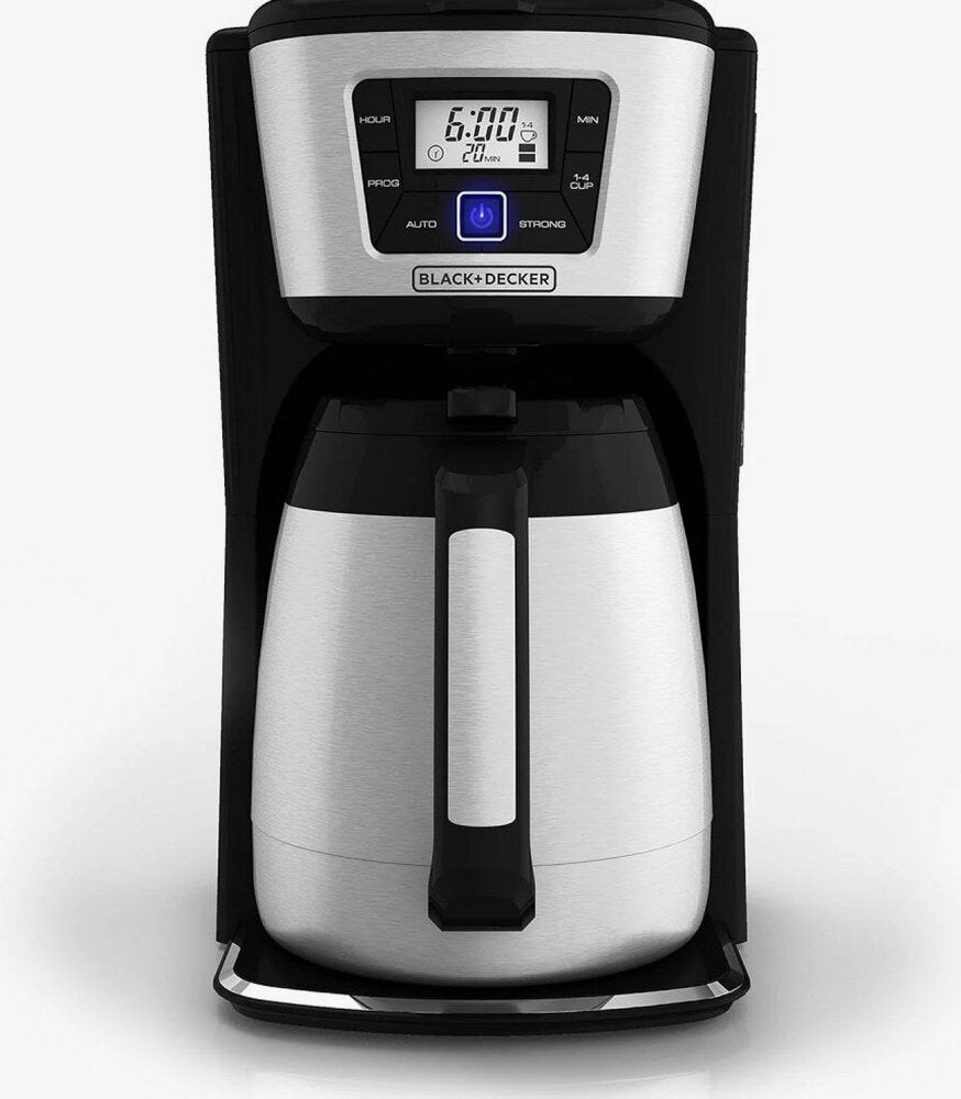 BLACK+DECKER 12-Cup Thermal Coffee Maker With Insulated Stainless Steel Carafe - CM2035B