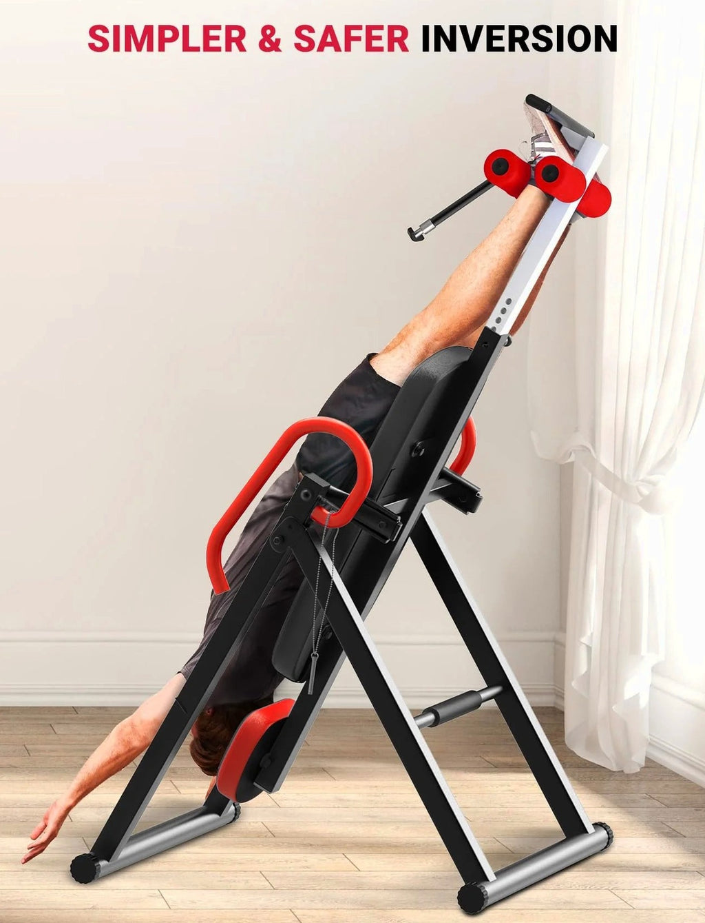 YOLEO Adjustable Inversion Table - 300-Pound Capacity