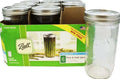 Ball Wide Mouth Glass Mason Jars 24 Oz 9 Pack - 65500