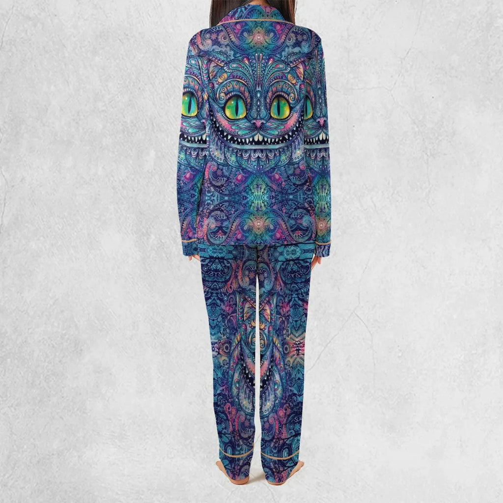 Cheshire Cat Alice In Wonderland Pajamas Set