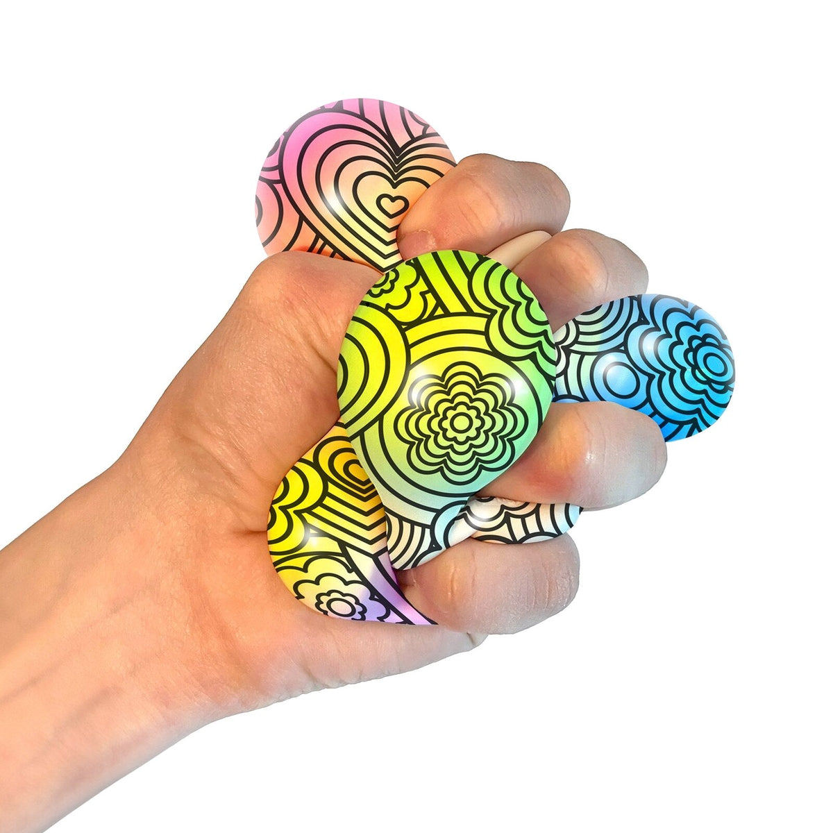 Color Reveal Pattern Squeeze Ball