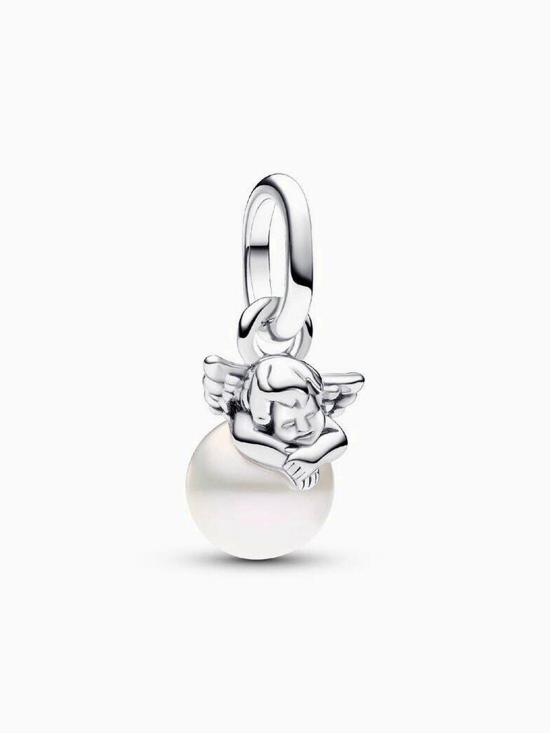 Winged Heart and Pearl Charm Trio