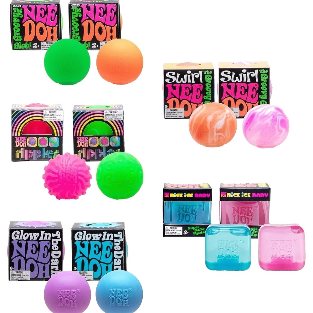 Ten Mini Squeeze Toy Variety Pack